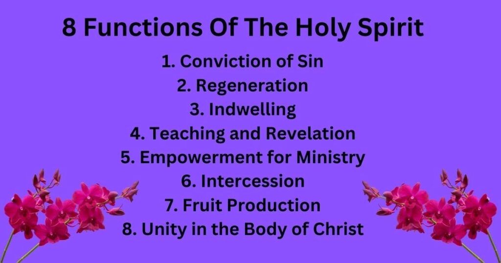 8 Function Of The Holy Spirit