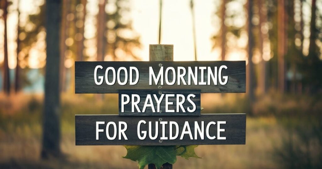 Good Morning Prayers for Guidance