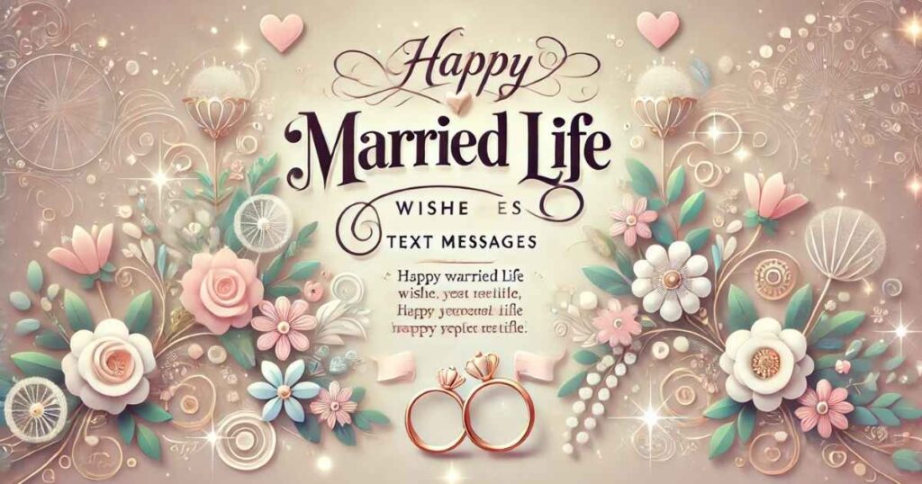 Happy Married Life Wishes Text Messages