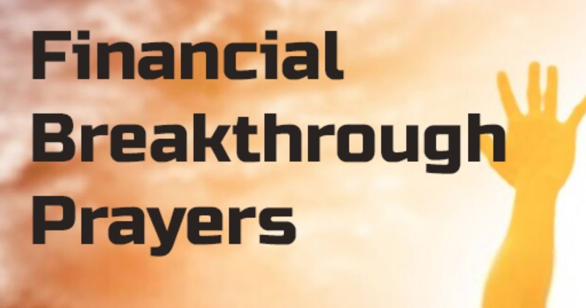 Prayers For Financial Breakthrough