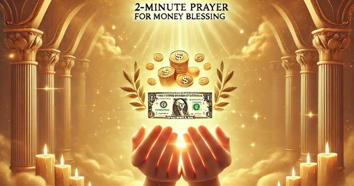 2 Minute Prayer for Money Blessing