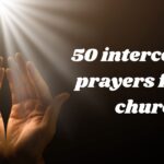 intercessory prayers for the church